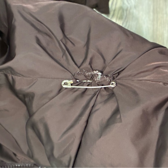 Lands' End Women's Chocolate Goose-down Puffer Coat - Picture 10 of 10